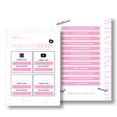 Influencer Planner (Physical/Digital)